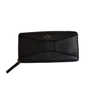 Kate Spade Textured Black Wallet